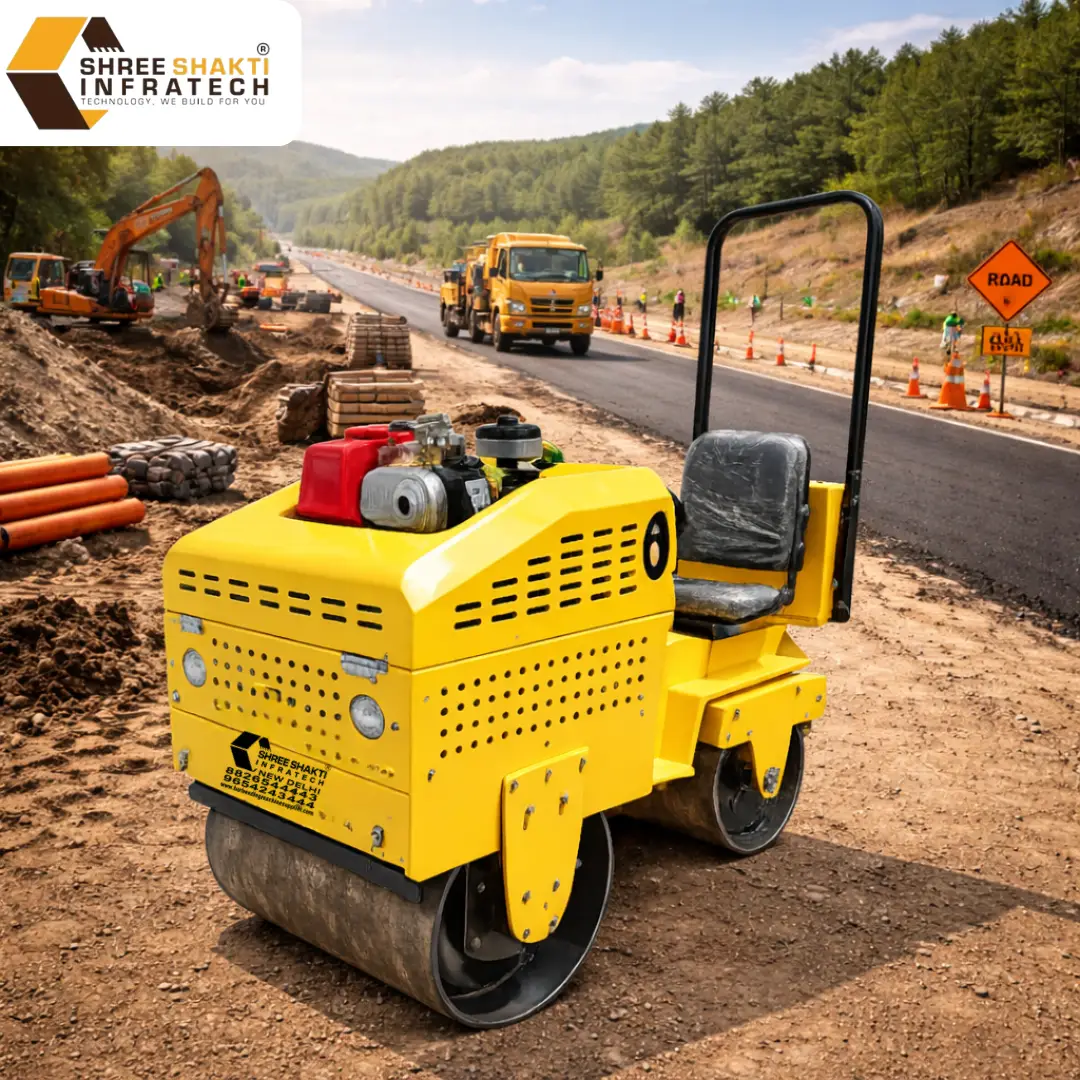 Double Drum Ride on roller