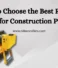 How to Choose the Best Ride on Roller for Construction Projects